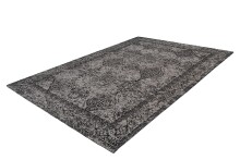 Teppich >Iglesia< in Grau / Schwarz - 230x160 (LxB)