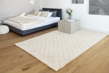 Teppich >Imala< in Creme, 100% Polyester -...