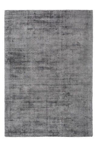 Teppich >Luxury< in Grau / Anthrazit, 100% Viskose - 170x120cm (LxB)