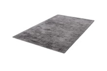 Teppich >Luxury< in Grau / Anthrazit, 100% Viskose - 170x120cm (LxB)