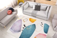 Teppich >Picassa< in Multi, 100% Polyester -...