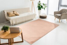 Teppich >Rabbit Light< in Creme, 100% Polyester - 170x120cm (LxB)