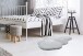 Teppich >Rabbit Sheepskin< in Grau / Blau, 100% Polyester - 90x60cm (LxB)