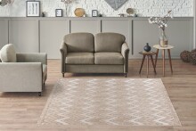 Teppich >Sarai< in Beige, 100% Polyester -...