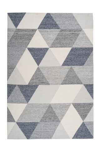 Teppich >Yoga< in Grau / Creme, 100% Polyester - 230x160cm (LxB)