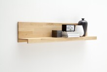 Wohnwand >Fenja< (4-teilig) in Kernbuche massiv - 309x203x46 (BxHxT)