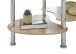 Couchtisch >PANTY< Sicherheitsglas, Ablage Artisan oder Sonoma Eiche - 42x90x55 (BxHxT)