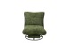 Drehsessel >MARANELLO< weicher Bezugsstoff winter moss - 96x75x93 (BxHxT)