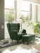 Fußhocker >OSKAR< in winter moss - 63x43x42 (BxHxT)