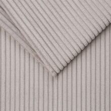 Fußhocker >OSKAR< in dove, Stoffbezug, weich, 100% Polyester - 63x43x42 (BxHxT)