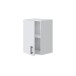 Hängeschrank >KIRA< in Weiß glänzend/Mattweiß - 40x59x34 (BxHxT)