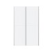 Mehrzweckschrank >OZZULA< 6 Böden, 2 Türen, in Weiss - 120,1x190,5x41,6cm (BxHxT)