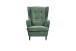 Ohrensessel >OSKAR< (Sessel und Hocker) in winter moss - 78x102x98 (BxHxT)