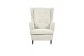 Ohrensessel >OSKAR< (Sessel und Hocker) in Cream - 78x102x98 (BxHxT)