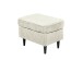 Ohrensessel >OSKAR< (Sessel und Hocker) in Cream - 78x102x98 (BxHxT)