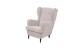 Ohrensessel >OSKAR< (Sessel und Hocker) in Flamingo - 78x102x98 (BxHxT)