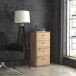 Kommode >TEMPRA2< 4 Schubladen, in Artisan Eiche  - 38,6x85,5x34,8cm (BxHxT)