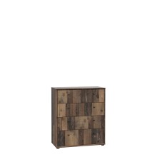 Kommode >TEMPRA2< 4 Schubladen, in Old – Wood Vintage - 73,7x85,5x34,8cm (BxHxT)