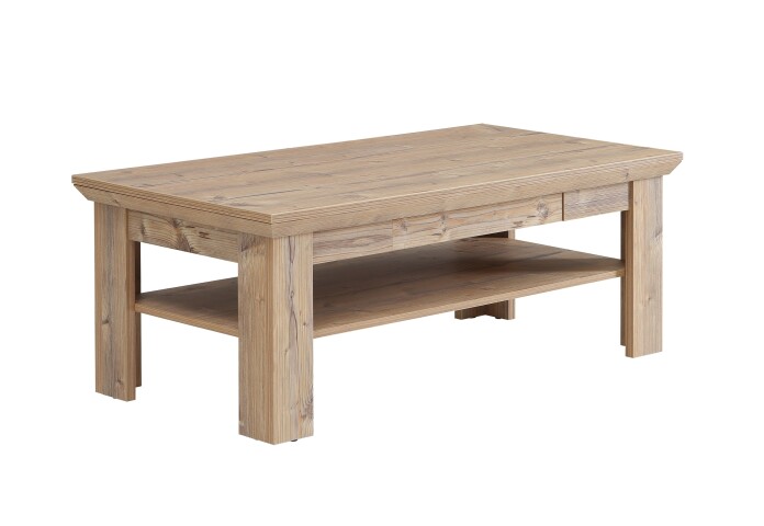 Couchtisch >NEPAL< in Bramberg Fichte Dekor - 120x45x60cm (BxHxT)