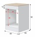 Küchenblock >KIRA< (Küchenmodule für Küchenblock KIRA-Set #2 (Elektrogeräte oder Spülbecken nicht inbegriffen)) in Weiß glänzend/Mattweiß