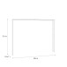 Passepartout >PASSEPARTOUT< in Schlammeiche  - 280,6x215,1x23,8cm (BxHxT)