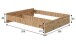 Bettgestell >ENZO< Liegefläche 160x200cm, Nodi Eiche Dekor - 166x33x206 (BxHxT)