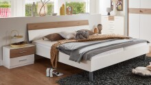 Bett >Budapest< Liegefl. 180x200cm, Weiß /...