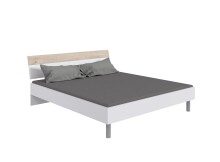 Bett >Budapest< Liegefl. 160x200cm, Weiß /...