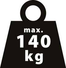 Freischwinger >GIBARA< (2er-Set) mit Griff, Edelstahl, Bezug anthrazit - 46x105x62 (BxHxT)