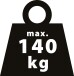 Freischwinger >GIBARA< (2er-Set) mit Griff, Edelstahl, Bezug anthrazit - 46x105x62 (BxHxT)