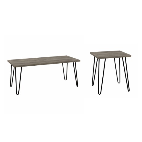 Wohnzimmertisch >Sone< in Eiche - 105x45x49cm (BxHxT)