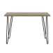 Schreibtisch >Sone< in Braun - 100x67x49 (BxHxT)