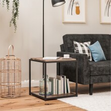 Beistelltisch >Ulva< in Braun - 51x55x52 (BxHxT)