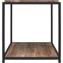 Beistelltisch >Ulva< in Braun - 51x55x52 (BxHxT)