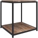 Beistelltisch >Ulva< in Braun - 51x55x52 (BxHxT)