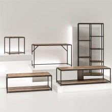 Schreibtisch >Ulva< in Braun - 123x74x51 (BxHxT)