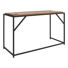 Schreibtisch >Ulva< in Braun - 123x74x51 (BxHxT)