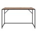 Schreibtisch >Ulva< in Braun - 123x74x51 (BxHxT)
