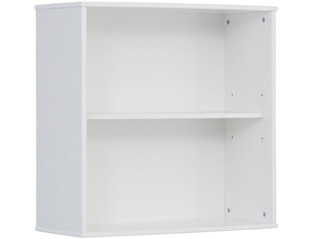 Hängeschrank >Eystein< in Weiß, Kiefer/MDF - 65x28x65cm (BxHxT)