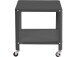 Couchtisch >Dagfinn< in Schwarz, Metall - 46x48x46cm (BxHxT)