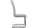Esszimmerstuhl >Dreng< (2er-Set) in Grau, PU - 43x103x58cm (BxHxT)