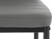 Stuhl >Reidar< (4er Set) in Grau, PU/Metall - 42x98x53cm (BxHxT)