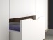 Kleiderschrank >VANKKA< 2 Schübe, Planked Eiche Dekor / Weiss - 139,4x201,5x52,7cm (B/H/T)