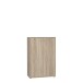 Hochkommode >TEMPRA2< 2 Türen, 2 Böden, Sonoma Eiche Dekor - 73,7x111,1x34,8cm (BxHxT)