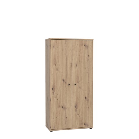 Mehrzweckschrank >TEMPRA2< 2 Türen, 4 Böden, Artisan Eiche Dekor - 73,7x149,5x34,8cm (B/H/T)