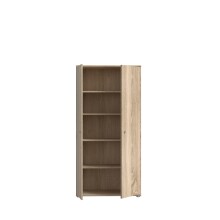 Mehrzweckschrank >TEMPRA2< 2 Türen, 4 Böden, Sonoma Eiche Dekor - 73,7x149,5x34,8cm (B/H/T)