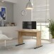 Schreibtisch >TEMPRA2< in Artisan Eiche Dekor - 108x72x72cm (B/H/T)
