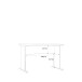 Schreibtisch >TEMPRA2< in Artisan Eiche Dekor - 108x72x72cm (B/H/T)