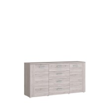 Sideboard >BIG BANG< 2 Türen, 4 Schübe, in Sandeiche  - 159,6x82,4x41,6cm (BxHxT)