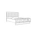 Stauraumbett >JAKOBINA< 160x200cm, Stabeiche Dekor/ Schwarz Eiche - 167,4x119,7x234,cm (B/H/T)